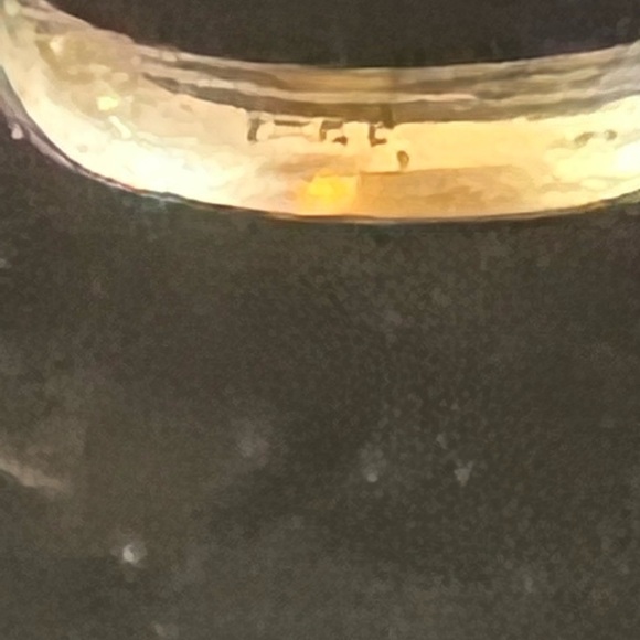 ANTIQUE SPECTACLES GOLD COLORED WIRE FRAME & CASE - Picture 4 of 8